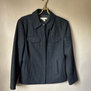 J. Crew Dark Gray Women's Wool Blend Jacket